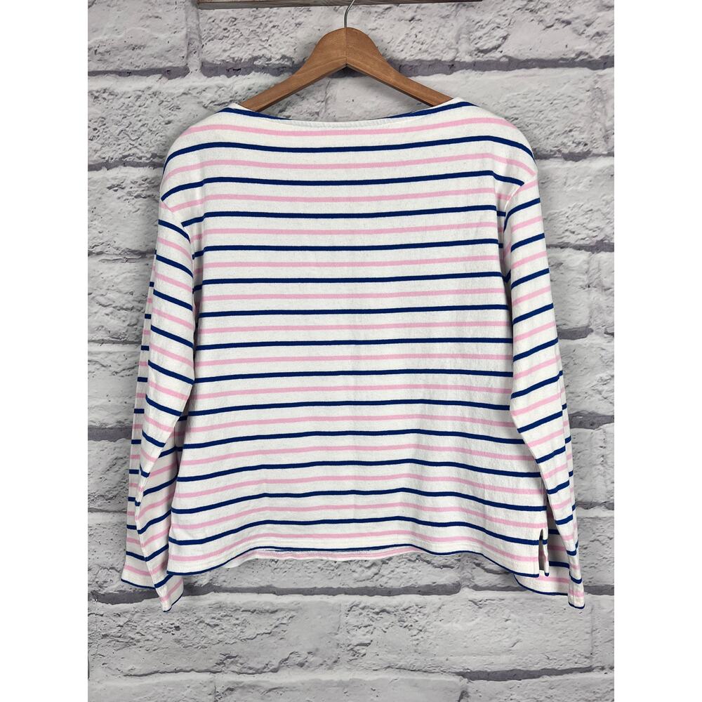 &‎ Other Stories Women's 8 Nautical Coastal Minimalist Striped Long Sleeve Tee - Picture 4 of 11